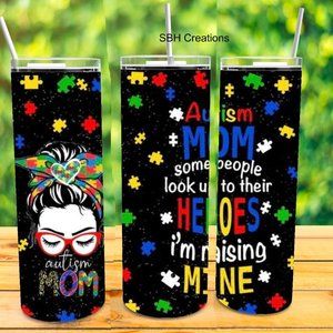 Autism Mom Tumbler